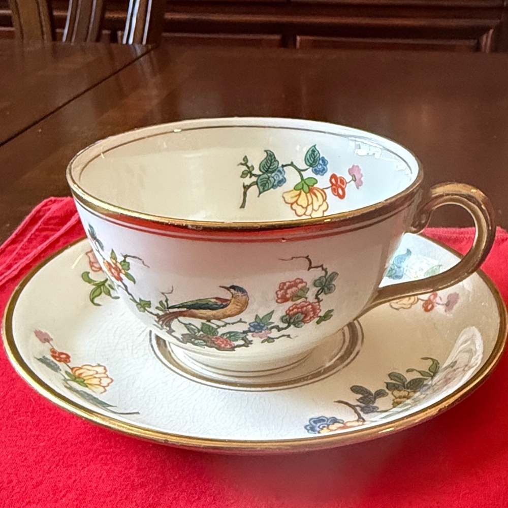 Vintage Pareek Johnson Bros England Teacup and Saucer Set